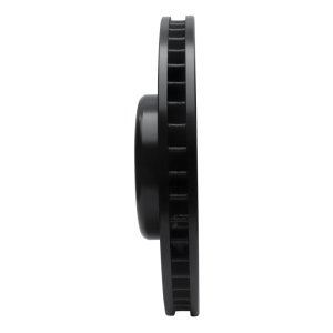 BMW 535i GT Brake Rotor (1) - Right Front - R1 Concepts - Drilled & Slotted - Black - `10-`18